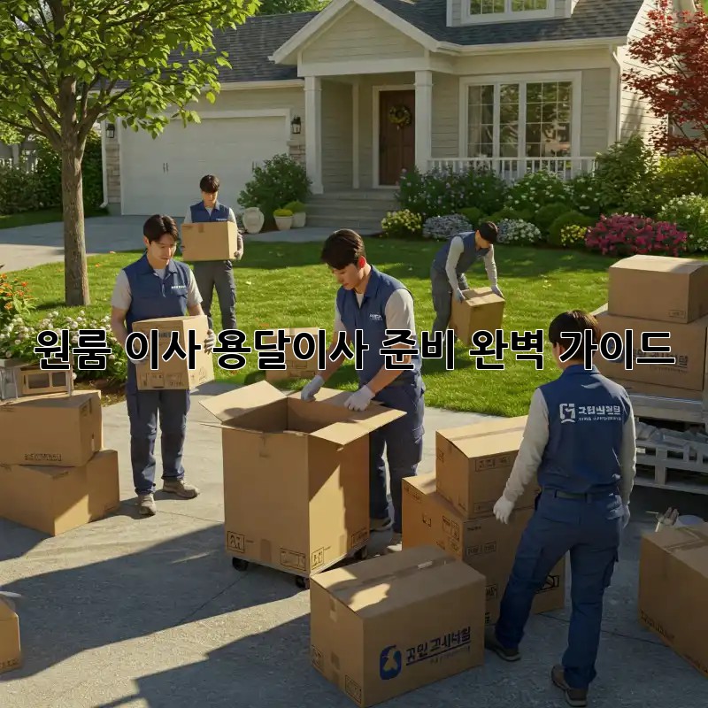 원룸 이사, 용달이사 준비 완벽 가이드!