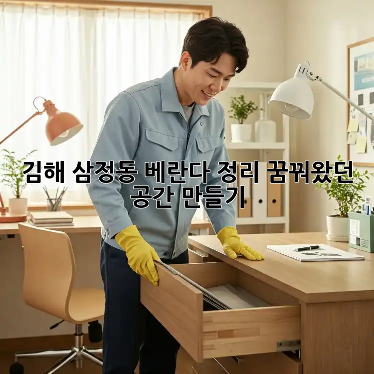 김해 삼정동 베란다 정리: 꿈꿔왔던 공간 만들기