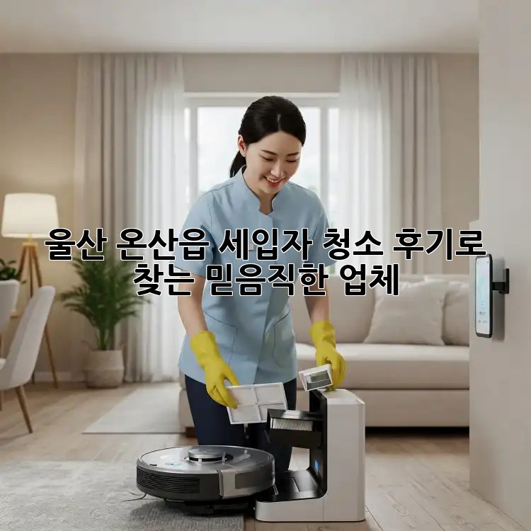 울산 온산읍 세입자 청소: 후기로 찾는 믿음직한 업체