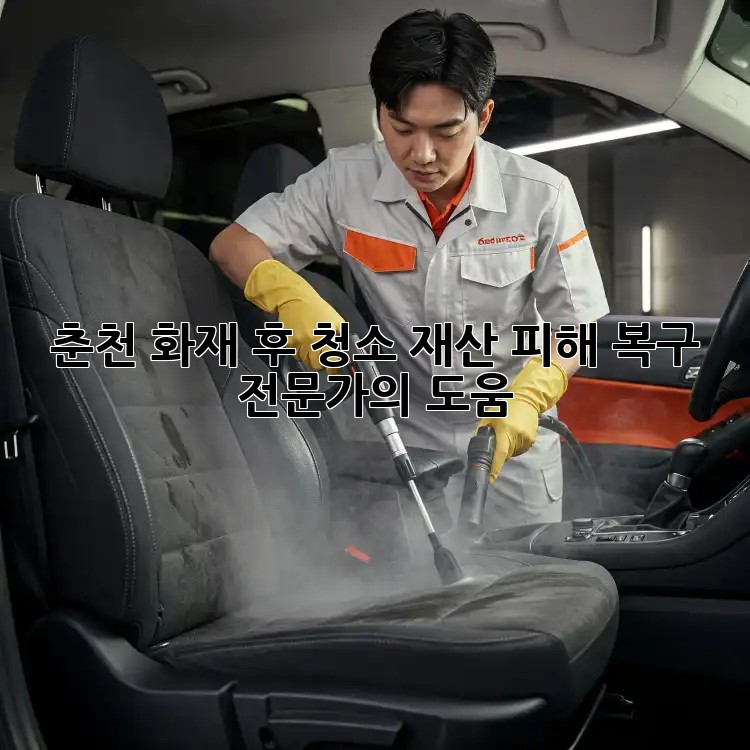 춘천 화재 후 청소: 재산 피해 복구 전문가의 도움
