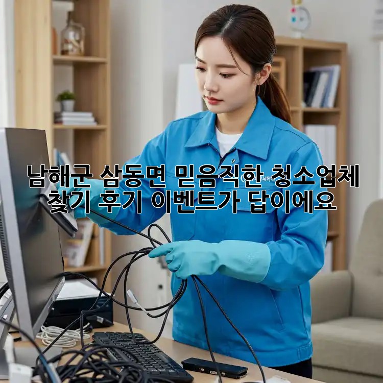 남해군 삼동면 믿음직한 청소업체 찾기: 후기 이벤트가 답이에요!