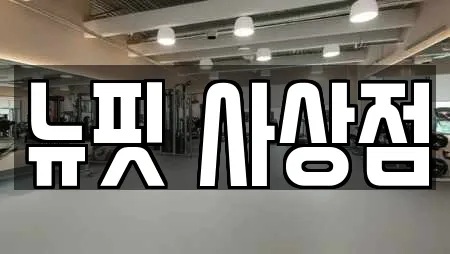 뉴핏 사상점
