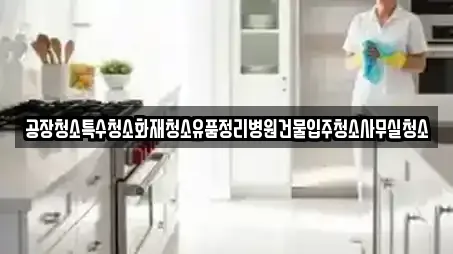 공장청소특수청소화재청소유품정리병원건물입주청소사무실청소