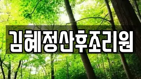 김혜정산후조리원