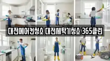대전에어컨청소 대전세탁기청소 365클린