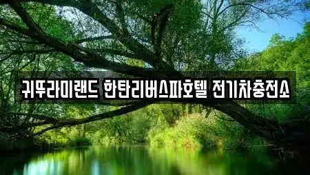 귀뚜라미랜드 한탄리버스파호텔 전기차충전소