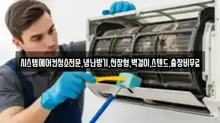 시스템에어컨청소전문,냉난방기,천장형,벽걸이,스텐드,출장비무료