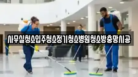 사무실청소입주청소정기청소병원청소방충망시공