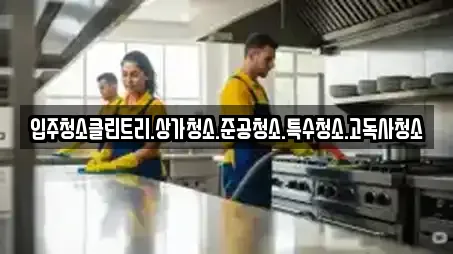 입주청소클린트리.상가청소.준공청소.특수청소.고독사청소
