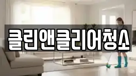 클린앤클리어청소