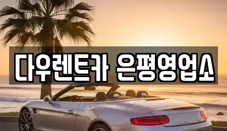 다우렌트카 은평영업소