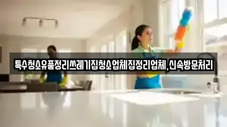 특수청소유품정리쓰레기집청소업체집정리업체,신속방문처리