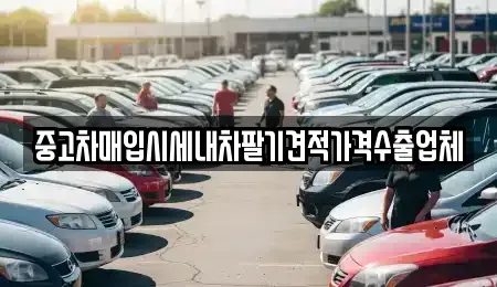 경기 부천시 소사구 심곡본동 중고차매입 전문 중고차매입시세내차팔기견적가격수출업체