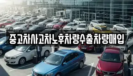 경기 부천시 소사구 심곡본동 중고차매입 전문 중고차사고차노후차량수출차량매입