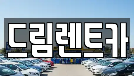 경기도 안산시 단원구 선부동 렌트카 전문 드림렌트카
