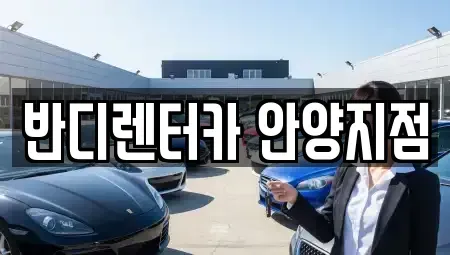 경기도 안양시 동안구 비산동 렌트카 전문 반디렌터카 안양지점