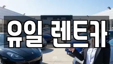 경기도 안양시 동안구 비산동 렌트카 전문 유일 렌트카