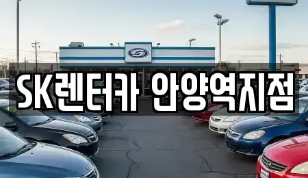 경기도 안양시 동안구 비산동 장기렌트카 전문 SK렌터카 안양역지점