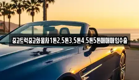 경기도 의정부시 산곡동 중고차 전문 중고트럭중고화물차1톤2.5톤3.5톤4.5톤5톤매매매입수출