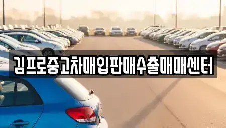 경기도 화성시 중동 중고차매입 전문 김프로중고차매입판매수출매매센터