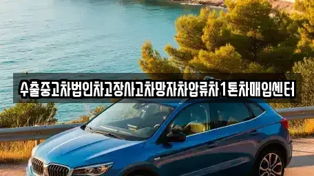 경남 창원시 성산구 덕정동 중고차매입 전문 수출중고차법인차고장사고차망자차압류차1톤차매입센터