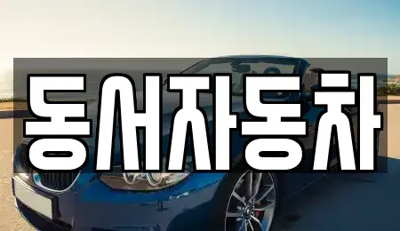경남 하동군 고전면 중고차 전문 동서자동차