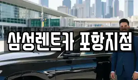 경북 포항시 남구 호동 렌트카 전문 삼성렌트카 포항지점