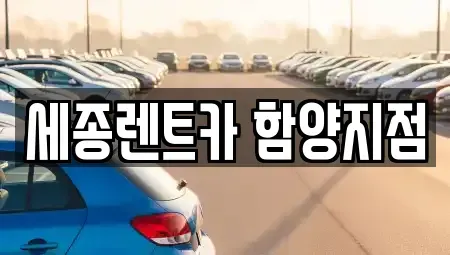 경상남도 함양군 함양읍 렌트카 전문 세종렌트카 함양지점