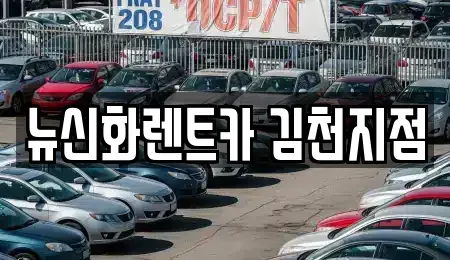 경상북도 김천시 백옥동 렌트카 전문 뉴신화렌트카 김천지점
