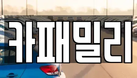 대구 달성군 하빈면 중고차매매 전문 카패밀리