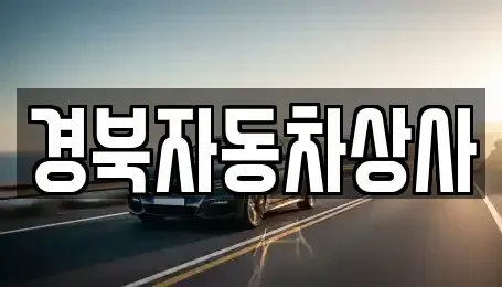 대구 북구 고성동2가 중고차매매 전문 경북자동차상사