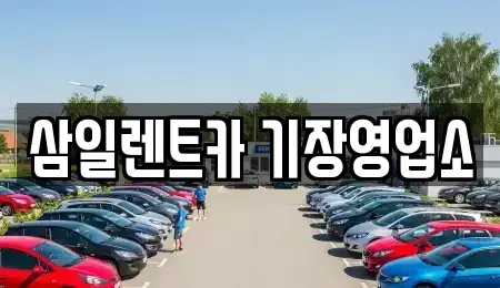 부산광역시 기장군 렌트카 전문 삼일렌트카 기장영업소