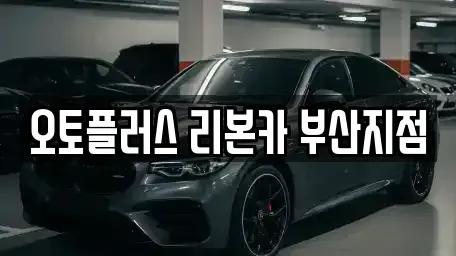 부산광역시 기장군 중고차 전문 오토플러스 리본카 부산지점