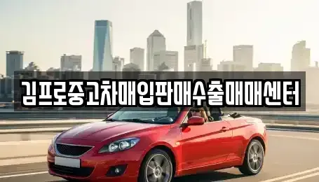 부산광역시 기장군 중고차매입 전문 김프로중고차매입판매수출매매센터