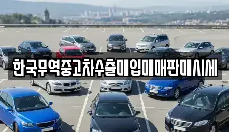 부산광역시 기장군 중고차매입 전문 한국무역중고차수출매입매매판매시세