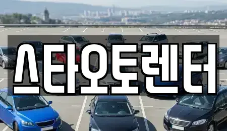 서울 중구 묵정동 렌트카 전문 스타오토렌터