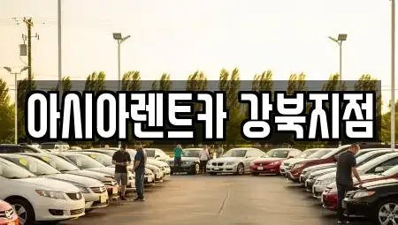 서울특별시 도봉구 쌍문동 렌트카 전문 아시아렌트카 강북지점