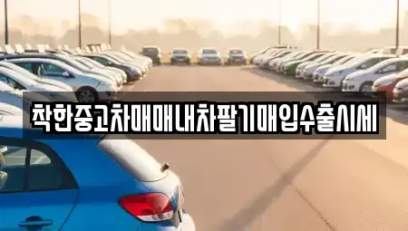서울특별시 도봉구 쌍문동 중고차매입 전문 착한중고차매매내차팔기매입수출시세