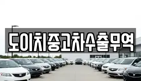 서울특별시 중구 을지로5가 중고차 전문 도이치중고차수출무역