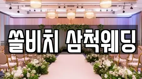 동해시 추암동 웨딩컨설팅 추천 1업체