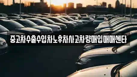 전북특별자치도 전주시 완산구 남노송동 중고차 전문 중고차수출수입차노후차사고차량매입매매센타
