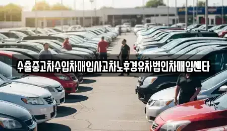 제주특별자치도 서귀포시 서호동 중고차 전문 수출중고차수입차매입사고차노후경유차법인차매입센타