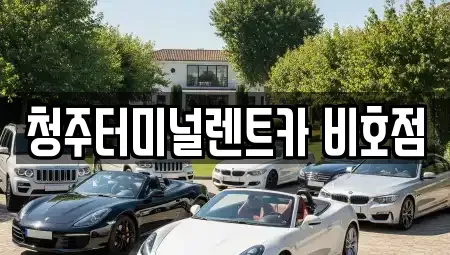 충북 청주시 흥덕구 석곡동 렌트카 전문 청주터미널렌트카 비호점