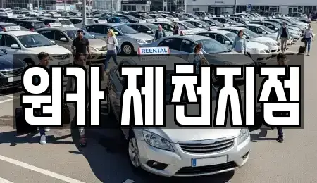 충청북도 제천시 신월동 렌트카 전문 원카 제천지점