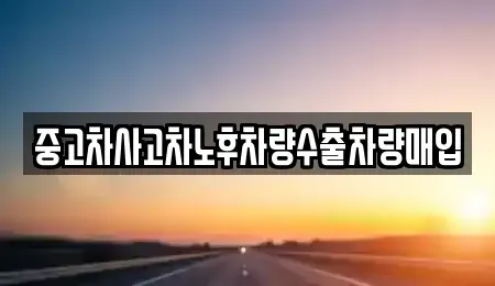 충청북도 제천시 신월동 중고차 전문 중고차사고차노후차량수출차량매입